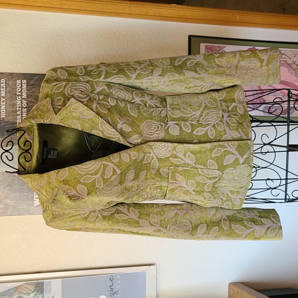 Green Velvet Sassy Blazer
